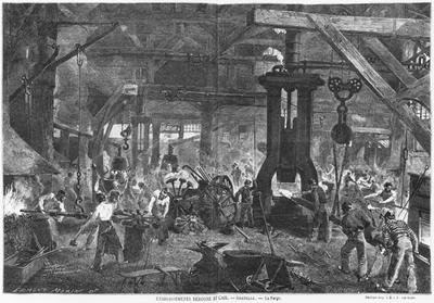 Forge of the Derosne and Cail Company