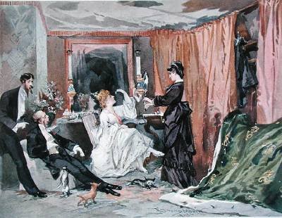 The Dressing Room of Hortense Schneider 1833-1920 at the Theatre des Varietes