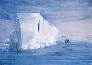 An Iceberg illustration from Nimrod in the Antarctic 1907-09