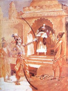 Sri Rama Breaking the Bow