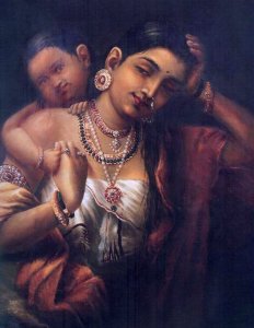 Yasodha and Krishna