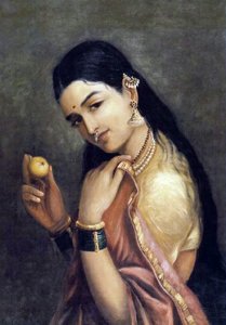 Lady Holding a Fruit