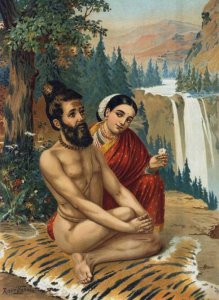 Vishwamitra and Menaka 2