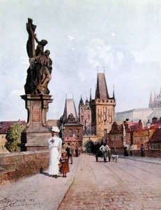 Plague Column of St Trinity Malostranske Namesti Mala Strana Prague