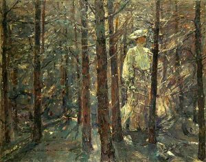 Woman in a Wood