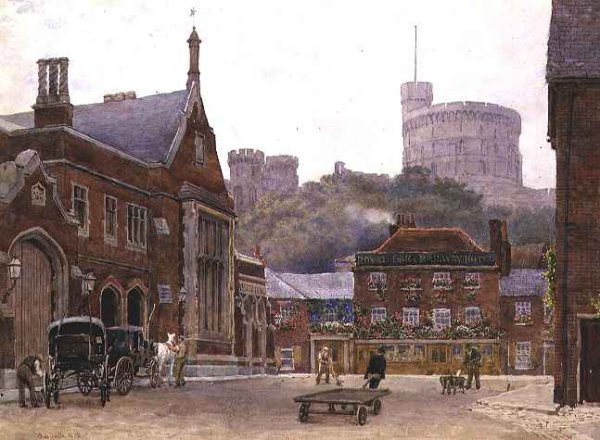 South West Station and Round Tower from Windsor