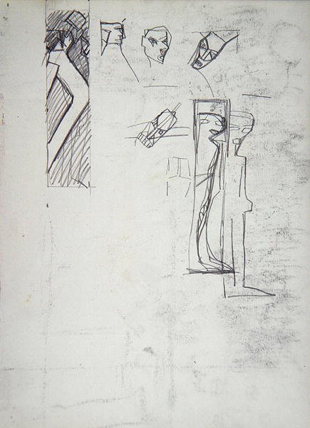 Study for a Decorative Panel Geometric Figures for the Cave of the Golden Calf