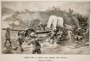 Taking the 47 naval gun across the Tugela