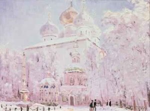 Winter in the Trinity St Sergius Lavra in Sergiyev Posad