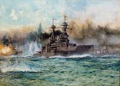 HMS Vanguard at The Battle of Jutland