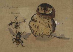 Owl and Bees