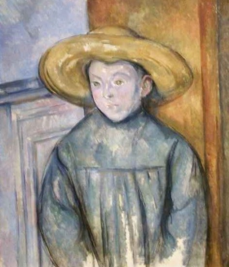 Boy with a Straw Hat