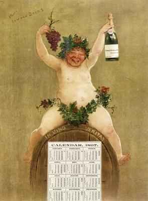 Promotional Calendar for Pfungst Freres Champagne