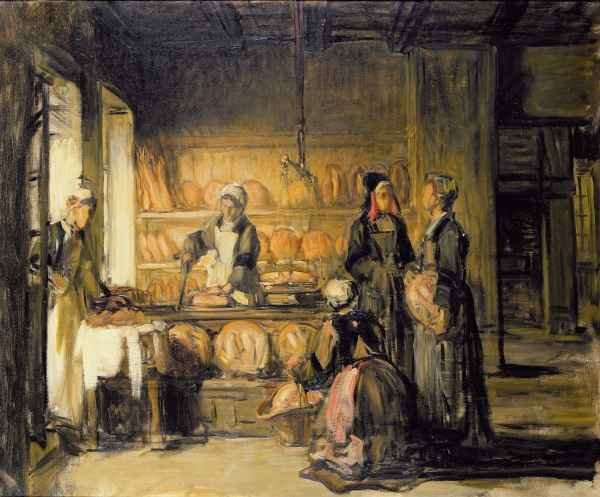 Interior of a Breton Boulangerie