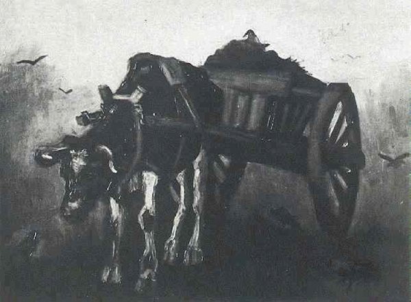 Cart With Black Ox