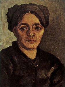 Head Of A Peasant Woman With Dark Cap VIII