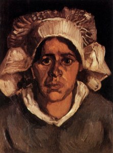 Head Of A Peasant Woman With White Cap VI