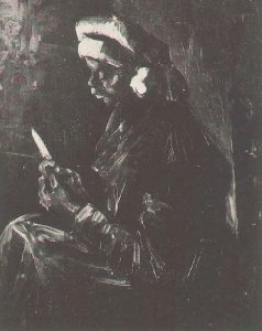 Peasant Woman Peeling Potatoes II