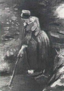 Peasant Woman Raking