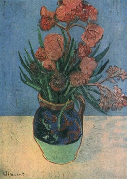 Vase With Oleanders