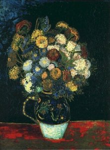 Vase With Twelve Sunflowers II