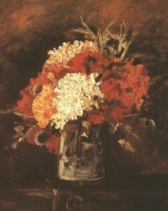 Vase With Carnations II