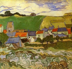 View Of Auvers With Church