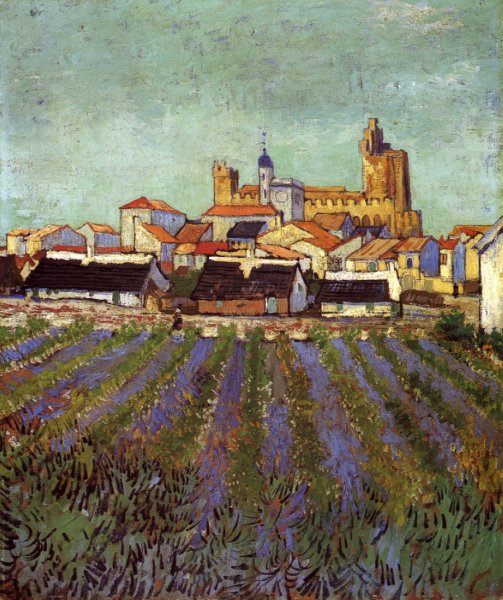 View Of Saintes Maries