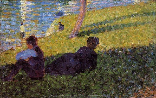 Seated Man Reclining Woman