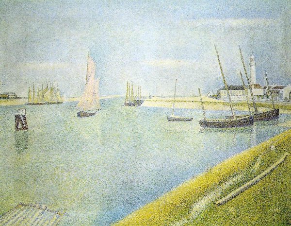 The Channel At Gravelines In The Direction Of The Sea