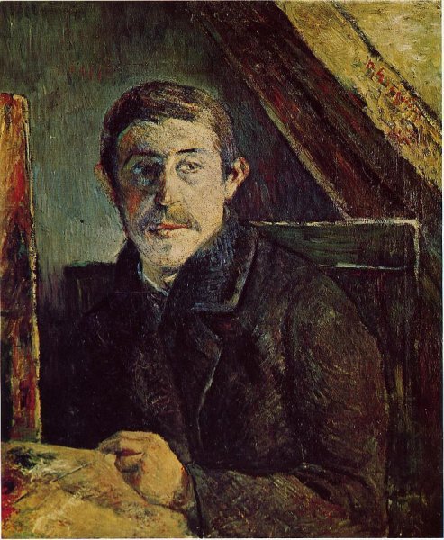 Gauguin At His Easel