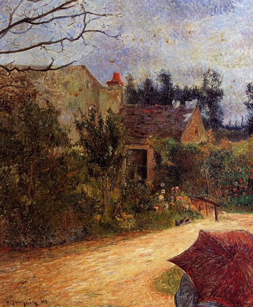 Pissarros Garden Quai Du Pothuis Pontoise