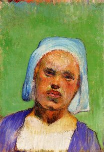 Portrait Of A Pont Aven Woman