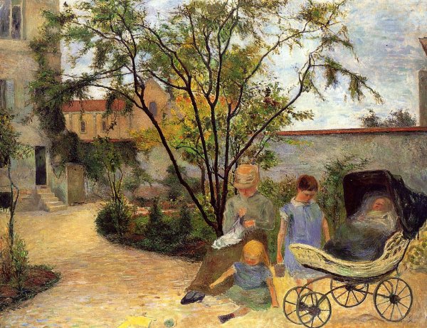 The Family In The Garden  Rue Carcel