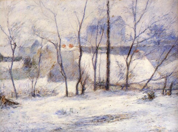 Winter Landscape Effect Of Snow Aka Snow At Vaugirard II