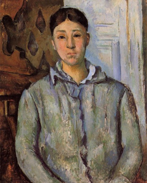 Madame Cezanne In Blue Aka Sant Van Victoria