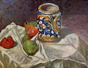 Still Life With Italian Earthenware