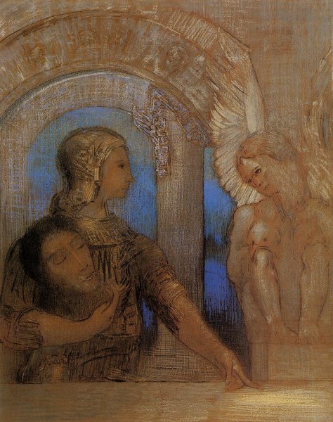 Mystical Knight (Edipus and the Sphinx) 1894