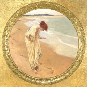 A Moments Reflection 1909