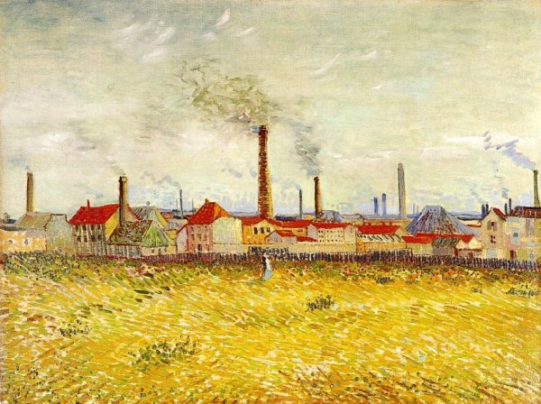 Factories At Asnieres Seen From The Quai De Clichy