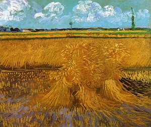 Wheat Field With Sheaves