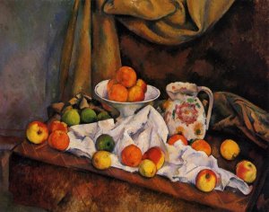 Fruit And Jug On A Table