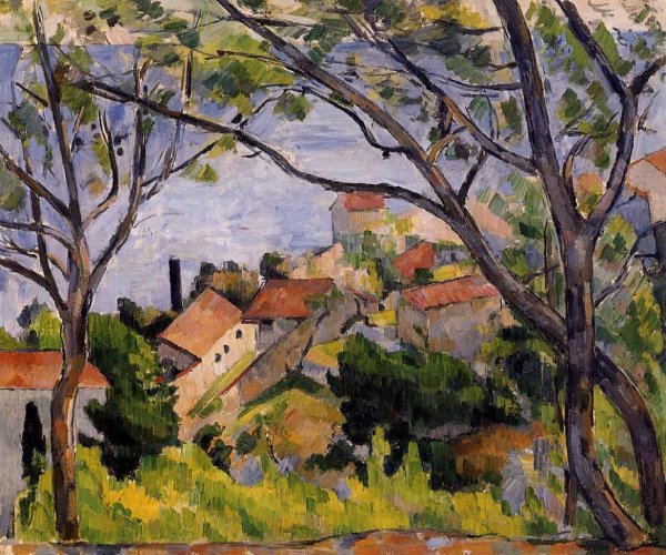L Estaque View Through The Trees