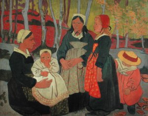 Bretons in the Forest of Huelgoat, 1893