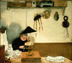 Madame Vuillard Sewing