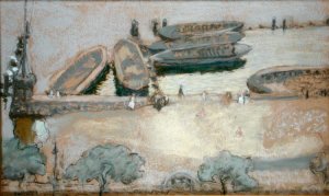 Loschplatz on the Aussenalster, 1913