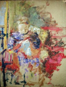 Madame Vuillard Sewing, c.1905