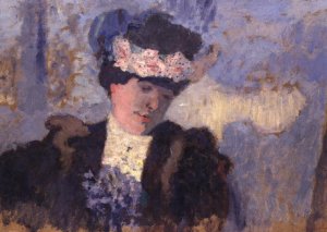 Madame Hessel wearing a Hat decorated with Flowers, c.1905