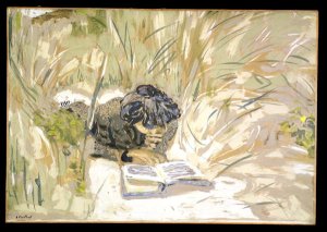 Woman reading, c.1909