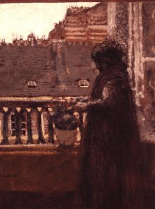 Madame Vuillard on her Balcony, c.1899